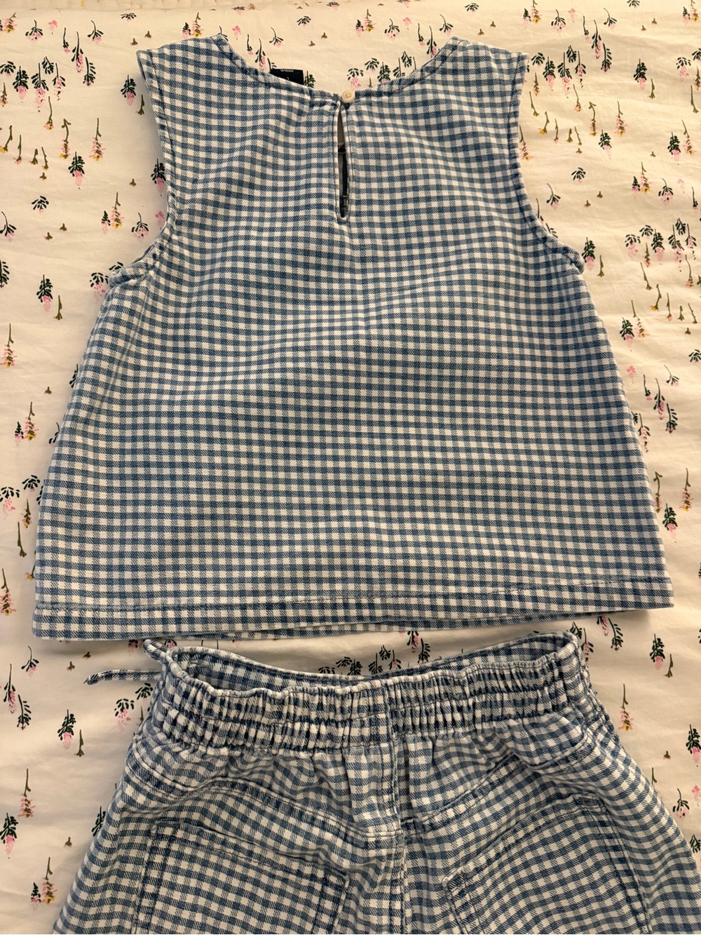 Chambray Checkered Set - Picture 3 of 4